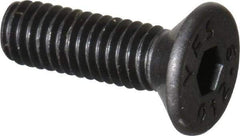 Value Collection - M3x0.50 Metric Coarse Hex Socket Drive, 90° Flat Screw - Grade 12.9 Alloy Steel, Black Oxide Finish, Fully Threaded, 10mm OAL - Apex Tool & Supply