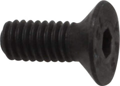 Value Collection - M4x0.70 Metric Coarse Hex Socket Drive, 90° Flat Screw - Grade 12.9 Alloy Steel, Black Oxide Finish, Fully Threaded, 10mm OAL - Apex Tool & Supply