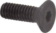 Value Collection - M4x0.70 Metric Coarse Hex Socket Drive, 90° Flat Screw - Grade 12.9 Alloy Steel, Black Oxide Finish, Fully Threaded, 12mm OAL - Apex Tool & Supply