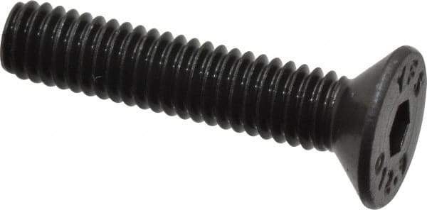Value Collection - M4x0.70 Metric Coarse Hex Socket Drive, 90° Flat Screw - Grade 12.9 Alloy Steel, Black Oxide Finish, Fully Threaded, 20mm OAL - Apex Tool & Supply
