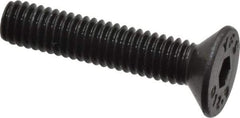 Value Collection - M4x0.70 Metric Coarse Hex Socket Drive, 90° Flat Screw - Grade 12.9 Alloy Steel, Black Oxide Finish, Fully Threaded, 20mm OAL - Apex Tool & Supply