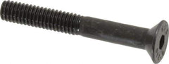 Value Collection - M4x0.70 Metric Coarse Hex Socket Drive, 90° Flat Screw - Grade 12.9 Alloy Steel, Black Oxide Finish, Partially Threaded, 30mm OAL - Apex Tool & Supply