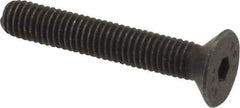 Value Collection - M5x0.80 Metric Coarse Hex Socket Drive, 90° Flat Screw - Grade 12.9 Alloy Steel, Black Oxide Finish, Fully Threaded, 30mm OAL - Apex Tool & Supply