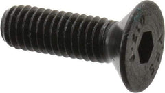 Value Collection - M6x1.00 Metric Coarse Hex Socket Drive, 90° Flat Screw - Grade 12.9 Alloy Steel, Black Oxide Finish, Fully Threaded, 20mm OAL - Apex Tool & Supply