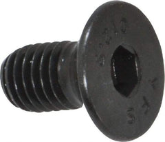 Value Collection - M8x1.25 Metric Coarse Hex Socket Drive, 90° Flat Screw - Grade 12.9 Alloy Steel, Black Oxide Finish, Fully Threaded, 16mm OAL - Apex Tool & Supply