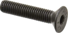 Value Collection - M8x1.25 Metric Coarse Hex Socket Drive, 90° Flat Screw - Grade 12.9 Alloy Steel, Black Oxide Finish, Fully Threaded, 40mm OAL - Apex Tool & Supply