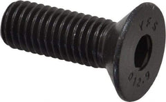 Value Collection - M10x1.50 Metric Coarse Hex Socket Drive, 90° Flat Screw - Grade 12.9 Alloy Steel, Black Oxide Finish, Fully Threaded, 30mm OAL - Apex Tool & Supply
