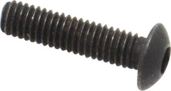 Value Collection - M3x0.50 Metric Coarse Hex Socket Drive, Button Screw - Grade 12.9 Alloy Steel, Black Oxide Finish, Fully Threaded, 12mm Length Under Head - Apex Tool & Supply