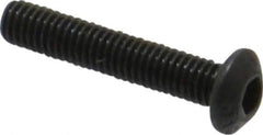 Value Collection - M3x0.50 Metric Coarse Hex Socket Drive, Button Screw - Grade 12.9 Alloy Steel, Black Oxide Finish, Fully Threaded, 16mm Length Under Head - Apex Tool & Supply