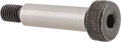 Value Collection - 10mm Shoulder Diam x 35mm Shoulder Length, M8x1.25 Metric Coarse, Hex Socket Shoulder Screw - 8 Alloy Steel - Apex Tool & Supply