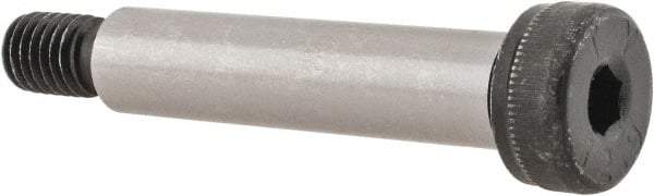 Value Collection - 10mm Shoulder Diam x 45mm Shoulder Length, M8x1.25 Metric Coarse, Hex Socket Shoulder Screw - 8 Alloy Steel - Apex Tool & Supply