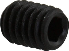 Value Collection - M3x0.50 Metric Coarse, 4mm OAL, Cup Point Set Screw - Grade 14.9 (45H) Alloy Steel, 1.5mm Key - Apex Tool & Supply