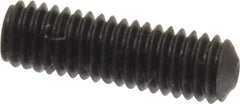 Value Collection - M3x0.50 Metric Coarse, 10mm OAL, Cup Point Set Screw - Grade 14.9 (45H) Alloy Steel, 1.5mm Key - Apex Tool & Supply