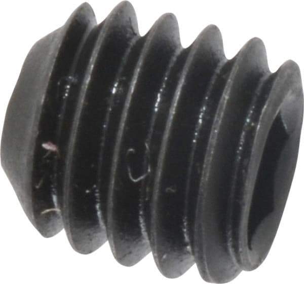 Value Collection - M4x0.70 Metric Coarse, 4mm OAL, Cup Point Set Screw - Grade 14.9 (45H) Alloy Steel, 2mm Key - Apex Tool & Supply