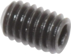 Value Collection - M4x0.70 Metric Coarse, 6mm OAL, Cup Point Set Screw - Grade 14.9 (45H) Alloy Steel, 2mm Key - Apex Tool & Supply