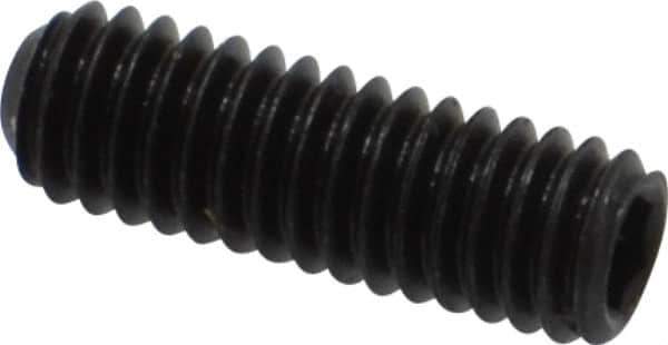 Value Collection - M4x0.70 Metric Coarse, 12mm OAL, Cup Point Set Screw - Grade 14.9 (45H) Alloy Steel, 2mm Key - Apex Tool & Supply