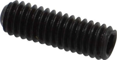 Value Collection - M4x0.70 Metric Coarse, 12mm OAL, Cup Point Set Screw - Grade 14.9 (45H) Alloy Steel, 2mm Key - Apex Tool & Supply