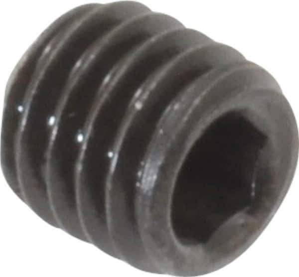 Value Collection - M5x0.80 Metric Coarse, 5mm OAL, Cup Point Set Screw - Grade 14.9 (45H) Alloy Steel, 2.5mm Key - Apex Tool & Supply
