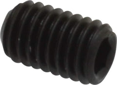 Value Collection - M5x0.80 Metric Coarse, 8mm OAL, Cup Point Set Screw - Grade 14.9 (45H) Alloy Steel, 2.5mm Key - Apex Tool & Supply