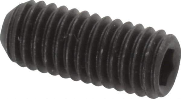 Value Collection - M5x0.80 Metric Coarse, 12mm OAL, Cup Point Set Screw - Grade 14.9 (45H) Alloy Steel, 2.5mm Key - Apex Tool & Supply