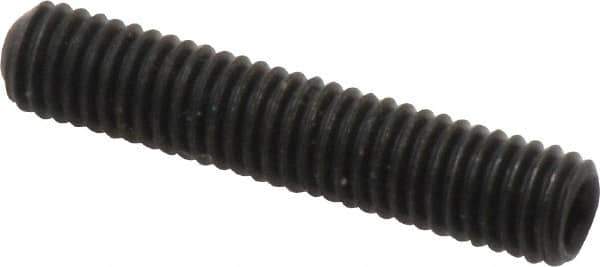 Value Collection - M5x0.80 Metric Coarse, 25mm OAL, Cup Point Set Screw - Grade 14.9 (45H) Alloy Steel, 2.5mm Key - Apex Tool & Supply