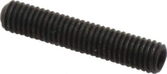 Value Collection - M5x0.80 Metric Coarse, 25mm OAL, Cup Point Set Screw - Grade 14.9 (45H) Alloy Steel, 2.5mm Key - Apex Tool & Supply