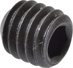 Value Collection - M6x1.00 Metric Coarse, 6mm OAL, Cup Point Set Screw - Grade 14.9 (45H) Alloy Steel, 3mm Key - Apex Tool & Supply