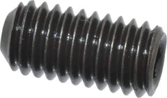 Value Collection - M6x1.00 Metric Coarse, 12mm OAL, Cup Point Set Screw - Grade 14.9 (45H) Alloy Steel, 3mm Key - Apex Tool & Supply