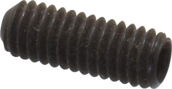 Value Collection - M6x1.00 Metric Coarse, 16mm OAL, Cup Point Set Screw - Grade 14.9 (45H) Alloy Steel, 3mm Key - Apex Tool & Supply