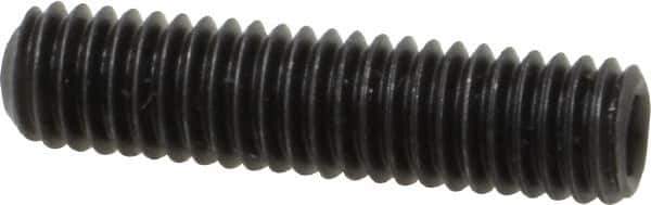 Value Collection - M6x1.00 Metric Coarse, 25mm OAL, Cup Point Set Screw - Grade 14.9 (45H) Alloy Steel, 3mm Key - Apex Tool & Supply