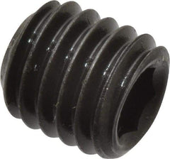 Value Collection - M8x1.25 Metric Coarse, 8mm OAL, Cup Point Set Screw - Grade 14.9 (45H) Alloy Steel, 4mm Key - Apex Tool & Supply
