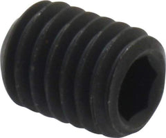 Value Collection - M8x1.25 Metric Coarse, 10mm OAL, Cup Point Set Screw - Grade 14.9 (45H) Alloy Steel, 4mm Key - Apex Tool & Supply