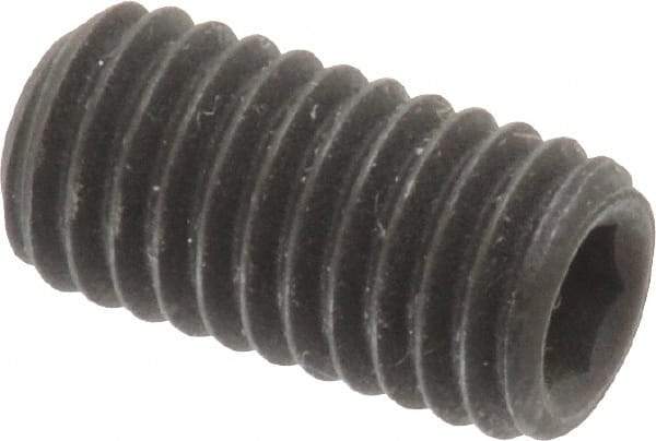 Value Collection - M8x1.25 Metric Coarse, 16mm OAL, Cup Point Set Screw - Grade 14.9 (45H) Alloy Steel, 4mm Key - Apex Tool & Supply