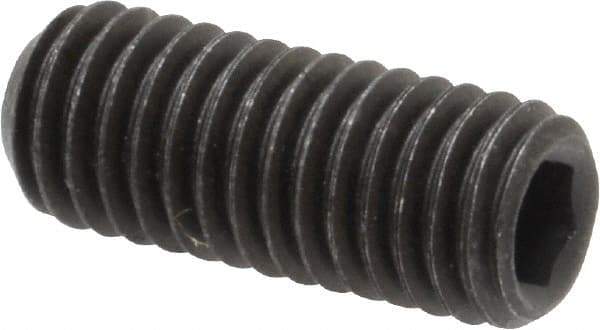 Value Collection - M8x1.25 Metric Coarse, 20mm OAL, Cup Point Set Screw - Grade 14.9 (45H) Alloy Steel, 4mm Key - Apex Tool & Supply