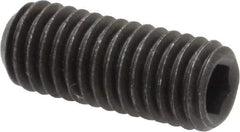 Value Collection - M8x1.25 Metric Coarse, 20mm OAL, Cup Point Set Screw - Grade 14.9 (45H) Alloy Steel, 4mm Key - Apex Tool & Supply