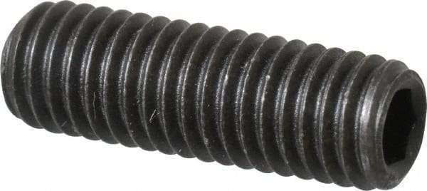 Value Collection - M8x1.25 Metric Coarse, 25mm OAL, Cup Point Set Screw - Grade 14.9 (45H) Alloy Steel, 4mm Key - Apex Tool & Supply