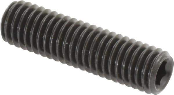 Value Collection - M8x1.25 Metric Coarse, 30mm OAL, Cup Point Set Screw - Grade 14.9 (45H) Alloy Steel, 4mm Key - Apex Tool & Supply
