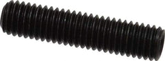 Value Collection - M8x1.25 Metric Coarse, 35mm OAL, Cup Point Set Screw - Grade 14.9 (45H) Alloy Steel, 4mm Key - Apex Tool & Supply