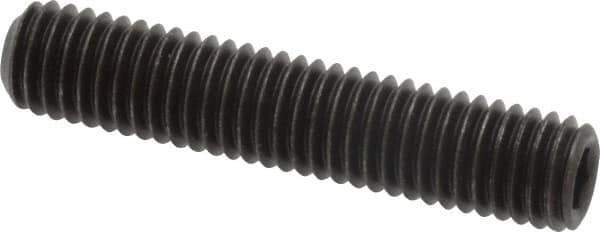 Value Collection - M8x1.25 Metric Coarse, 40mm OAL, Cup Point Set Screw - Grade 14.9 (45H) Alloy Steel, 4mm Key - Apex Tool & Supply