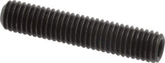 Value Collection - M8x1.25 Metric Coarse, 40mm OAL, Cup Point Set Screw - Grade 14.9 (45H) Alloy Steel, 4mm Key - Apex Tool & Supply
