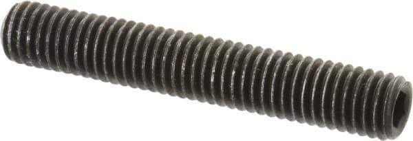 Value Collection - M8x1.25 Metric Coarse, 50mm OAL, Cup Point Set Screw - Grade 14.9 (45H) Alloy Steel, 4mm Key - Apex Tool & Supply