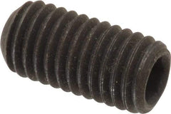 Value Collection - M10x1.50 Metric Coarse, 20mm OAL, Cup Point Set Screw - Grade 14.9 (45H) Alloy Steel, 5mm Key - Apex Tool & Supply