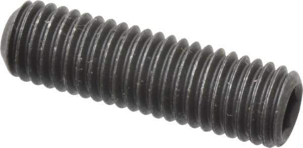 Value Collection - M10x1.50 Metric Coarse, 35mm OAL, Cup Point Set Screw - Grade 14.9 (45H) Alloy Steel, 5mm Key - Apex Tool & Supply