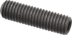 Value Collection - M10x1.50 Metric Coarse, 35mm OAL, Cup Point Set Screw - Grade 14.9 (45H) Alloy Steel, 5mm Key - Apex Tool & Supply