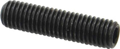Value Collection - M10x1.50 Metric Coarse, 40mm OAL, Cup Point Set Screw - Grade 14.9 (45H) Alloy Steel, 5mm Key - Apex Tool & Supply