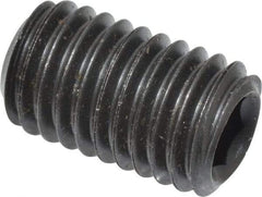 Value Collection - M12x1.75 Metric Coarse, 20mm OAL, Cup Point Set Screw - Grade 14.9 (45H) Alloy Steel, 6mm Key - Apex Tool & Supply