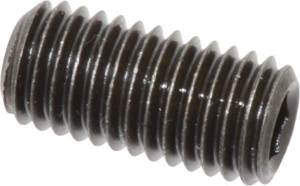 Value Collection - M12x1.75 Metric Coarse, 25mm OAL, Cup Point Set Screw - Grade 14.9 (45H) Alloy Steel, 6mm Key - Apex Tool & Supply