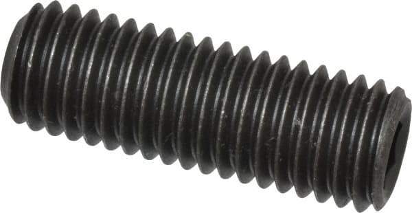Value Collection - M12x1.75 Metric Coarse, 35mm OAL, Cup Point Set Screw - Grade 14.9 (45H) Alloy Steel, 6mm Key - Apex Tool & Supply