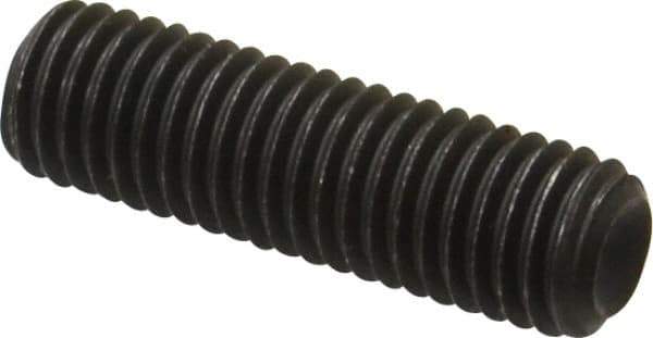 Value Collection - M12x1.75 Metric Coarse, 40mm OAL, Cup Point Set Screw - Grade 14.9 (45H) Alloy Steel, 6mm Key - Apex Tool & Supply