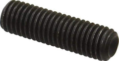 Value Collection - M12x1.75 Metric Coarse, 40mm OAL, Cup Point Set Screw - Grade 14.9 (45H) Alloy Steel, 6mm Key - Apex Tool & Supply
